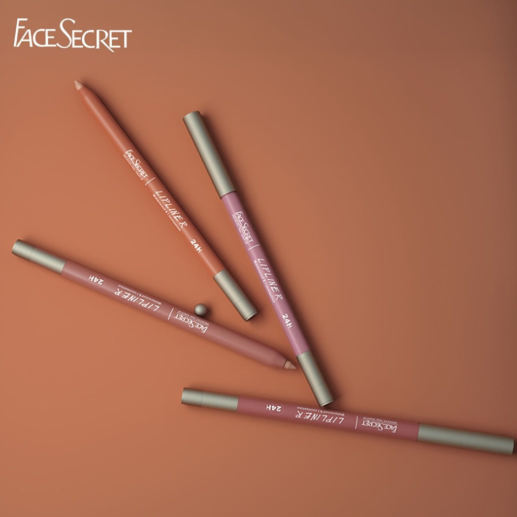 Long-Lasting Waterproof Lip Liner With High Pigment And Smooth Texture For Sweatproof Matte Lipstick And Correcting