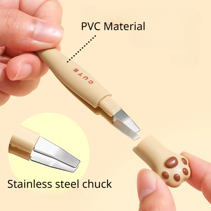 Tweezers Lady's Facial Hair Tweezers Cute Professional Stainless Steel Tweezers Eyebrows - Chips And Inner Growth Hair Removal Tool - Eyelash Tweezers For Extension - With Protective Sleeve