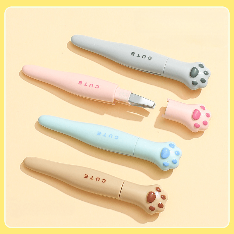 Tweezers Lady's Facial Hair Tweezers Cute Professional Stainless Steel Tweezers Eyebrows - Chips And Inner Growth Hair Removal Tool - Eyelash Tweezers For Extension - With Protective Sleeve