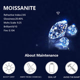 Moissanite Sunflower Drop Earrings 925 Sterling Silver Women's Summer Jewelry Mother's Day Proposal Engagement Wedding Anniversary Birthday Gift