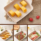 1pc Japanese-Style Tamagoyaki Omelette Pan - 5.9''x7.08'' Rectangle Cast Iron Frying Pan for Perfectly Shaped Eggs - Kitchen Essential for Home Cooking, Non-Stick Cooking Surface, Durable, Easy to Clean, Heat-Resistant, Versa