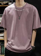 Manfinity Hypemode Men Letter Graphic Drop Shoulder Tee