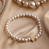 4pcs Chic Bohemian Faux Pearl Beaded Bracelet Set - Trendy Stackable Bracelets for Authentic Style - Handcrafted Elegance, A Must-Have Accessory for Your Jewelry Collection and Perfect Gift