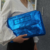 Chic Retro PU Leather Clutch Bag - Spacious Crossbody Laptop Tote with Flap Design - Perfect for MacBook, Stylish & Durable