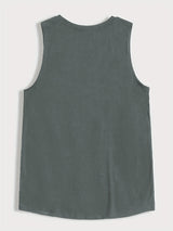 Summer Quick-Dry Geometric-Pattern Tank Tops for Men - Breathable, Moisture-Wicking, Athletic Fit, Crew Neck, Polyester, Machine Washable, Regular Fit, Casual Wear for Running, Training, Gym, and Bodybuilding