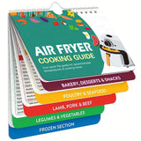 1pc, Air Fryer Magnetic Cheat Sheet, Cooking Times Chart Accessories, Kitchen Magnets Quick Reference Guide For Popular Air Fryer Foods, Kitchen Accessories, Kitchen Gadgets