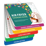 1pc, Air Fryer Magnetic Cheat Sheet, Cooking Times Chart Accessories, Kitchen Magnets Quick Reference Guide For Popular Air Fryer Foods, Kitchen Accessories, Kitchen Gadgets