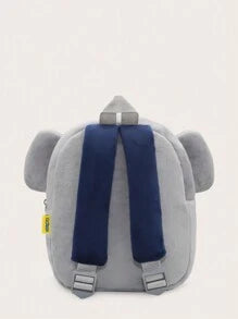 1pc Cartoon Animal Plush Backpack, Lion, Giraffe, Unicorn Design For 2-4 Years Old Boys & Girls