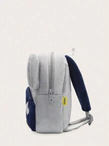 1pc Cartoon Animal Plush Backpack, Lion, Giraffe, Unicorn Design For 2-4 Years Old Boys & Girls