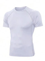 Boyfriend Style Men's Athletic Short Sleeve Compression T-Shirt Gym Clothes Boyfriend Style Men Basic T Shirt