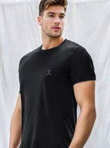 Men's Fitness Sports Clothing Running Casual Slim Fit Gym T-Shirt, Short Sleeve Activewear