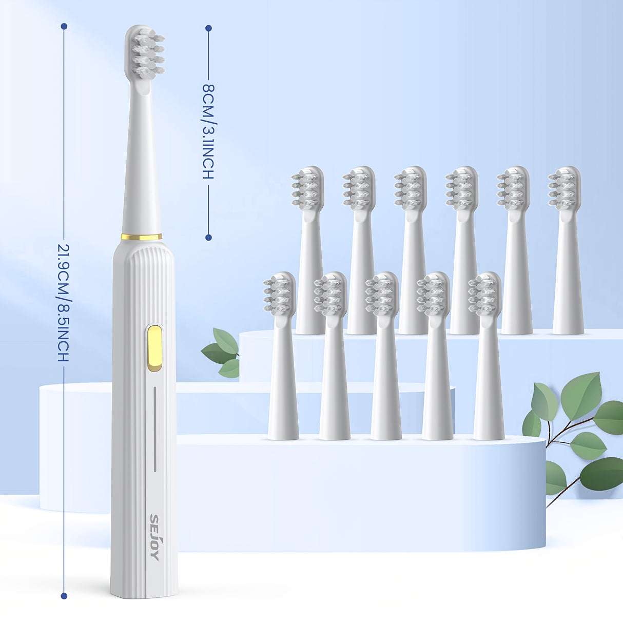 Sleek Cordless Water Flosser & Electric Toothbrush Combo - 11.83oz Large Water Tank, USB Rechargeable, Includes 8 Dental Tips & 7 Brush Replacements, Ergonomic Black Design for Easy Oral Care at Home or Travel, Home Dental Fl