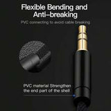 VRESTU Jack 3.5mm Audio Cable Jack 3 5 Male To Male HiFi Audio Line Compatible With Samsung PC Car Headphone Speaker Kable Aux Speaker Nylon Braided Cord