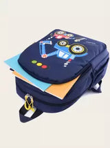 New Fashion Cartoon Printed Backpack With Mini Bag