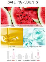 Watermelon Primer Cream, Niacinamide Dew Hydrating Serum with Hyaluronic Acid, with Vitamin E