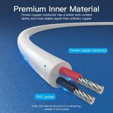 VENTION USB To Direct Current 5V Power Cable 5.5 * 2.1mm Barrel Jack With Adapter For HUB Splitter, LED Lights, Router, Mini Fan, Speaker