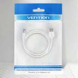 VENTION USB To Direct Current 5V Power Cable 5.5 * 2.1mm Barrel Jack With Adapter For HUB Splitter, LED Lights, Router, Mini Fan, Speaker