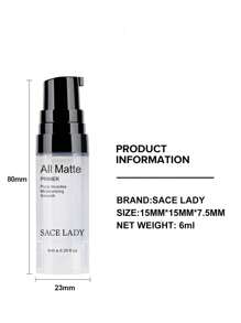 6ml Sace Lady Transparent Gel Face Primer 6ml Long-Lasting, Oil Control Foundation