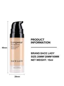 Sace Lady 15ml Long-Lasting Foundation, Medium Coverage
