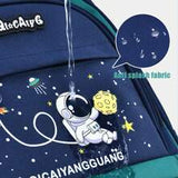 Cartoon Astronaut Style Waterproof Backpack, School Bag For Boys Aged 7-14, Primary School Students, Large Capacity, Perfect Gift