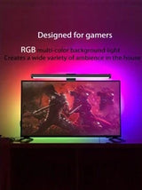 1pc Gaming Atmosphere Lamp For Monitor Screen With Eye Protection & Touch Control, Rgb Lights, Suitable For Desktop Computer
