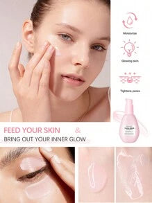 Watermelon Primer Cream, Niacinamide Dew Hydrating Serum with Hyaluronic Acid, with Vitamin E