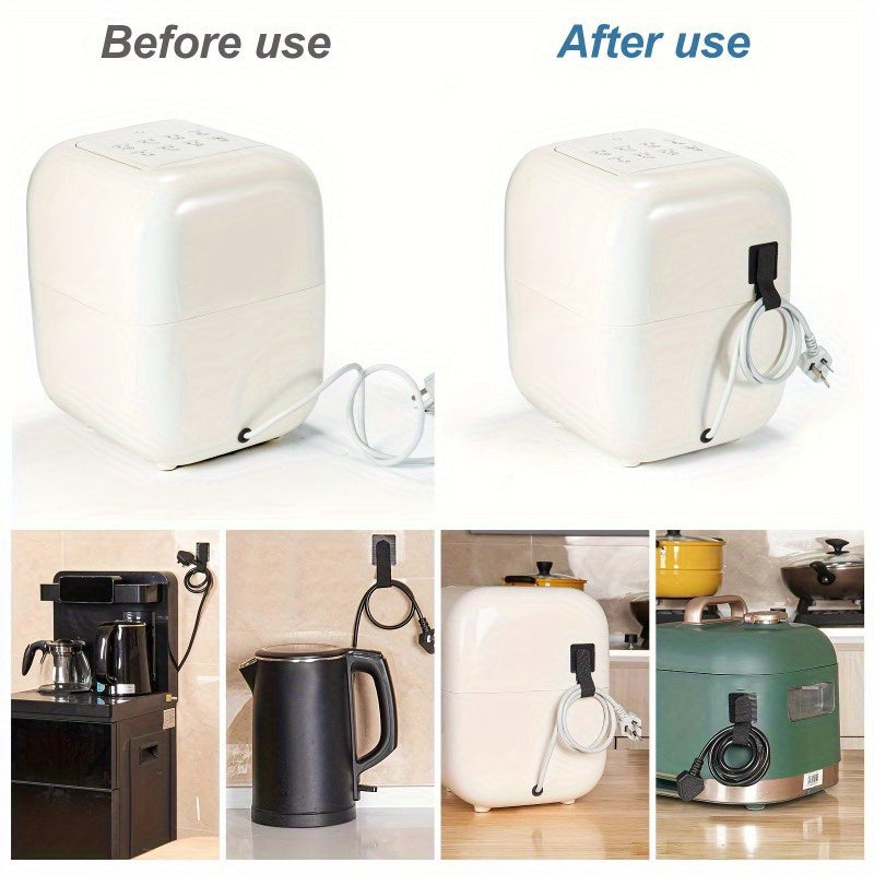 10pcs Cord Organizer For Appliances, Premium Cable Organizer, Hook And Loop Strip, Cords Holder For Mixer, Coffee Maker, Blender, Air Fryer, Pressure Cooker And Other Kitchen Appliances