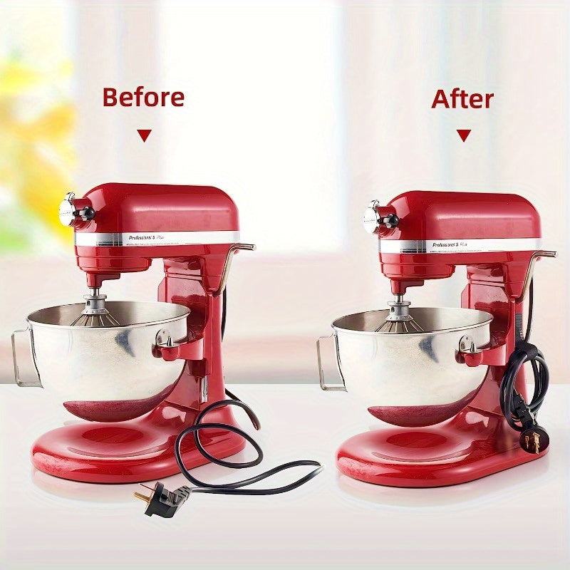 10pcs Cord Organizer For Appliances, Premium Cable Organizer, Hook And Loop Strip, Cords Holder For Mixer, Coffee Maker, Blender, Air Fryer, Pressure Cooker And Other Kitchen Appliances