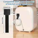 10pcs Cord Organizer For Appliances, Premium Cable Organizer, Hook And Loop Strip, Cords Holder For Mixer, Coffee Maker, Blender, Air Fryer, Pressure Cooker And Other Kitchen Appliances