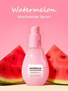 Watermelon Primer Cream, Niacinamide Dew Hydrating Serum with Hyaluronic Acid, with Vitamin E