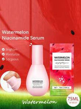 Watermelon Primer Cream, Niacinamide Dew Hydrating Serum with Hyaluronic Acid, with Vitamin E