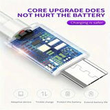 Micro USB Cable Android Charger Fast USB Charging Cable Compatible With Samsung Galaxy S7/S5/J3/J5/J7, HTC, Kindle, Nexus, Nokia And More(White) Compatible With Samsung Galaxy S7/