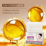 SADOER 100g Niacinamide Arbutin Handmade Soap Whitening Soap, Removes Blackheads, Brightens Skin Tone, Deep Cleansing Oil Control Bath Soap