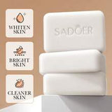 SADOER 100g Niacinamide Arbutin Handmade Soap Whitening Soap, Removes Blackheads, Brightens Skin Tone, Deep Cleansing Oil Control Bath Soap