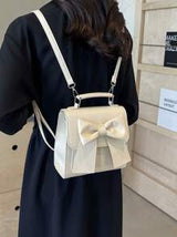 Simple Bow Knot Multifunctional Shoulder Bag Suitable For Women Daily Use