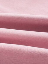 Pink Ribbon Bow Tie Strap Neck Romantic Dress