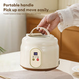 1.8L Low Carb Rice Cooker For 1-3 People, Rice and Grain Multifunctional Electric Cooking Pot, 6 Cooking Functions, Smart Mini Rice Cooker & Steamer, Nonstick Pot, For Rice, Porridge, Soup - For Dorms, Home, RV, Kitchen Acces