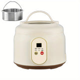 1.8L Low Carb Rice Cooker For 1-3 People, Rice and Grain Multifunctional Electric Cooking Pot, 6 Cooking Functions, Smart Mini Rice Cooker & Steamer, Nonstick Pot, For Rice, Porridge, Soup - For Dorms, Home, RV, Kitchen Acces