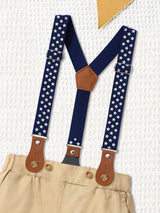 Baby Boy First Birthday Outfit Mr Onederful Bowtie Romper + Suspender Shorts+ Party Hat Cake Smash Outfits