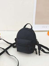1pc Fashionable Nylon Zipper Closure Children Bag, Korean Version Simple Shoulder Bag Suitable For Daily Use, Unisex