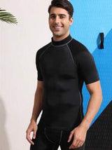 Smooth And Skin-Friendly Short Sleeve Compression RashGuard
