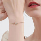 Classic Design Ring interlocki Golden Color Charm Bracelets For Womens 2024 New Fashion Jewelry Party Girl's Exquisite Accessories