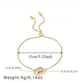Classic Design Ring interlocki Golden Color Charm Bracelets For Womens 2024 New Fashion Jewelry Party Girl's Exquisite Accessories