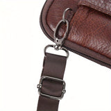1PC Multi-function Leather Shoulder Messenger Bag Handbag Belt Bag for Men Casual Leisure