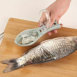 1pc Plastic Fish Scale Remover, Efficient Seafood Scale Peeler Cleaner, Non-Slip Fish Skin Scraping Brush, Convenient Kitchen Scaler Tool