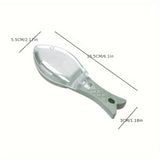 1pc Plastic Fish Scale Remover, Efficient Seafood Scale Peeler Cleaner, Non-Slip Fish Skin Scraping Brush, Convenient Kitchen Scaler Tool
