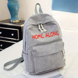 Personalized Embroidered Name Corduroy Backpack, School Bag