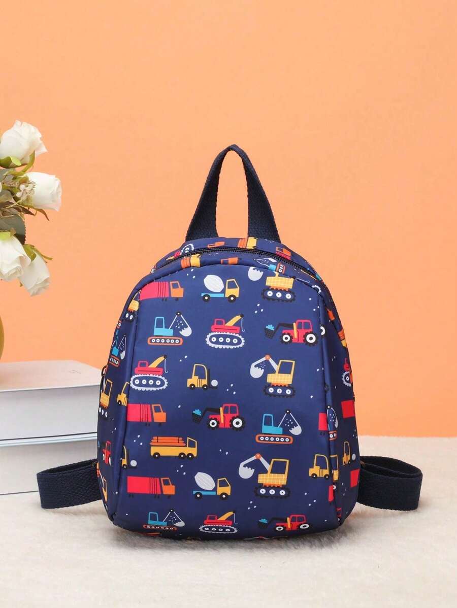 1pc Mini Toddler Unicorn Backpack With Random Printed Pattern