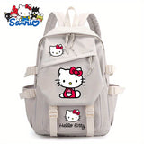 Sanrio Hello Kitty Licensed 1pc Large Capacity Foldable Backpack - Fashionable Dual-Strap School Bag