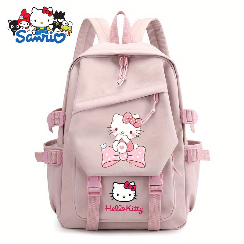 Sanrio Hello Kitty Licensed 1pc Large Capacity Foldable Backpack - Fashionable Dual-Strap School Bag